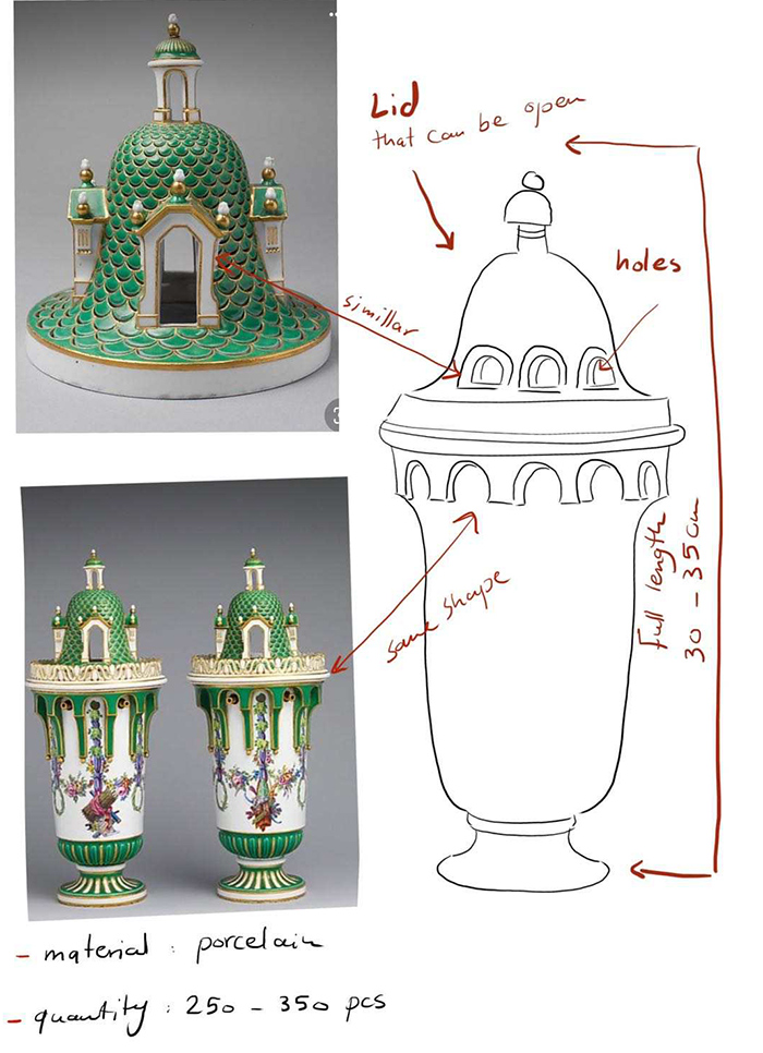 Incense burner customization from ASMAA, UAE